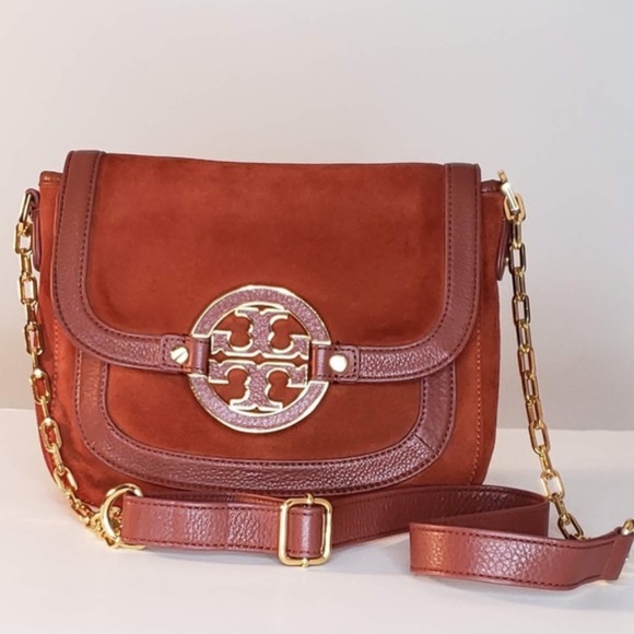 FREE SHIPPING! RARE Vintage Tory Burch Saddlebag! - Picture 4 of 12
